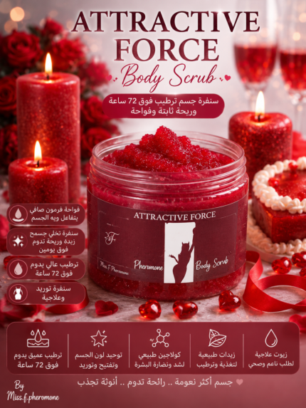 Attractive force body scrub