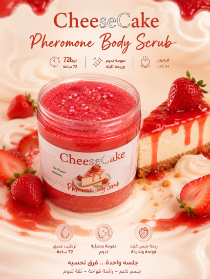 Cheese cake body scrub